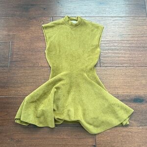 Ronny Kobo Sleeveless Olive Green Dress